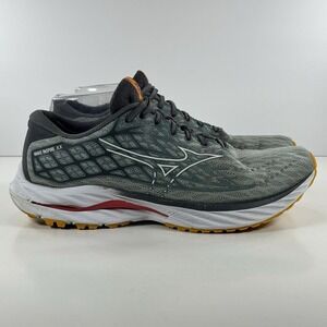 Mizuno Wave Inspire 20 Enerzy J1GC244401 Gray White Running Shoes Men's Size 9.5